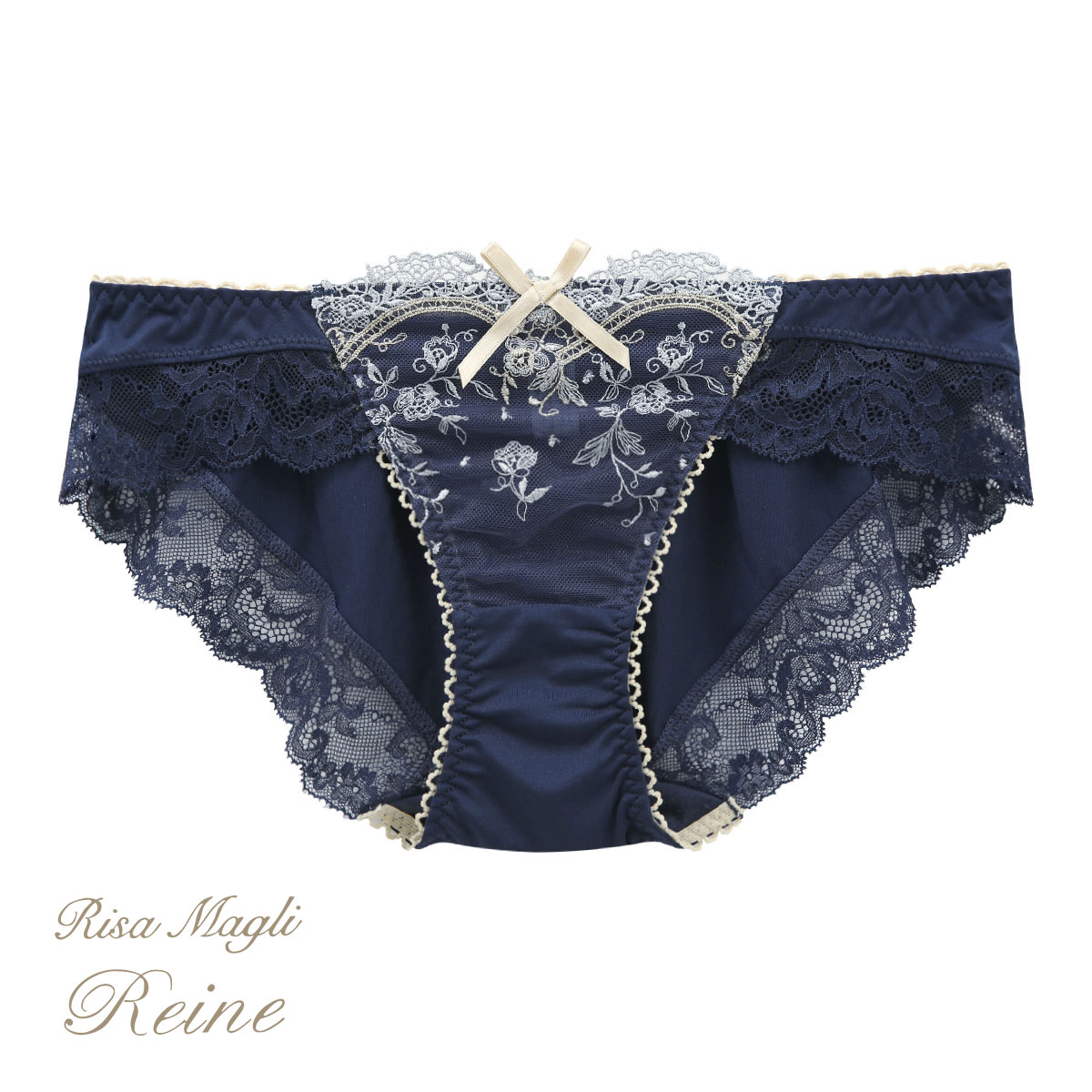 リサマリ Risa Magli レーヌ Reine アリアンナ ノーマル ショーツ 単品(NV-ネイビー-M)
