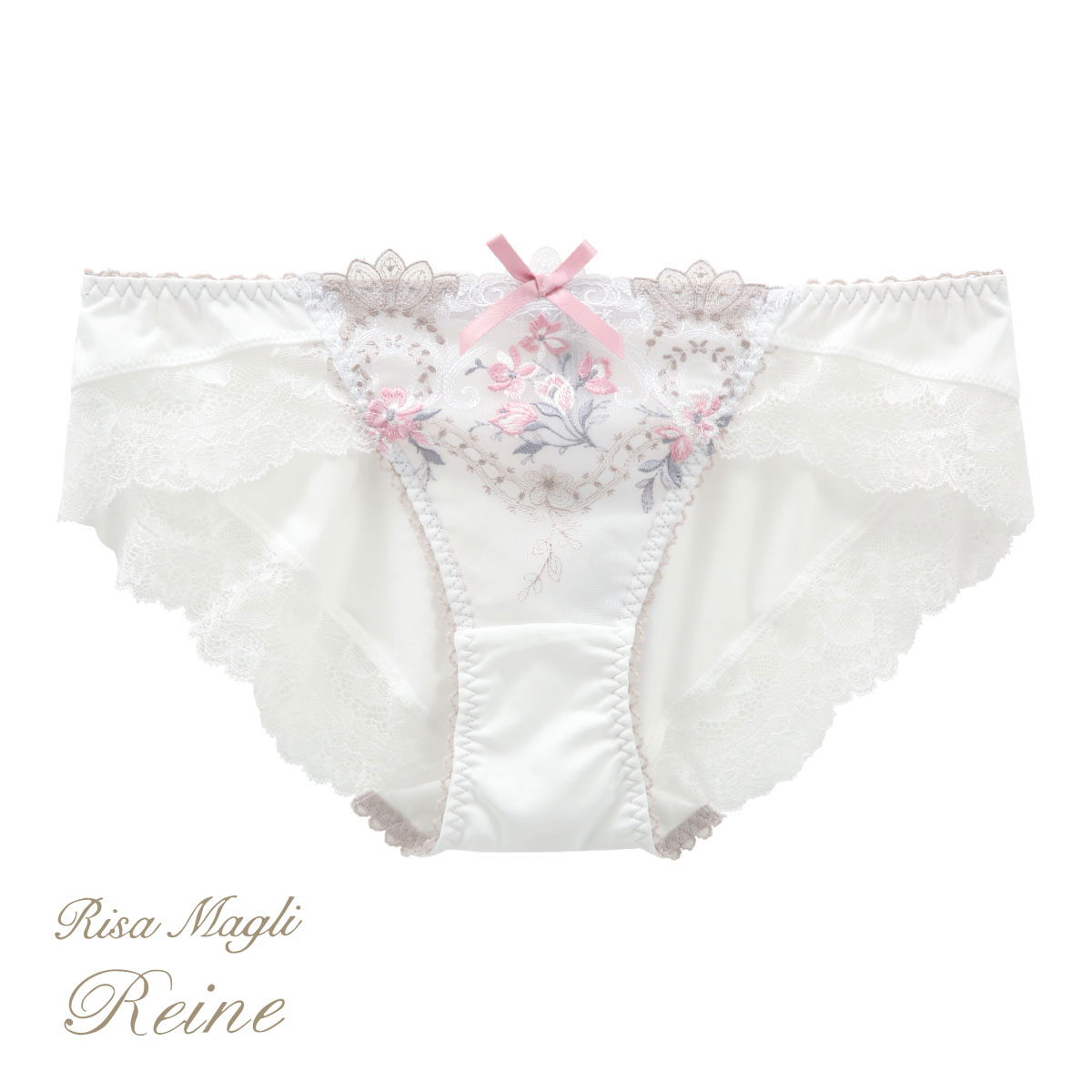 リサマリ Risa Magli レーヌ Reine アリーシャ ショーツ ノーマル 単品(WH-ホワイト-M)