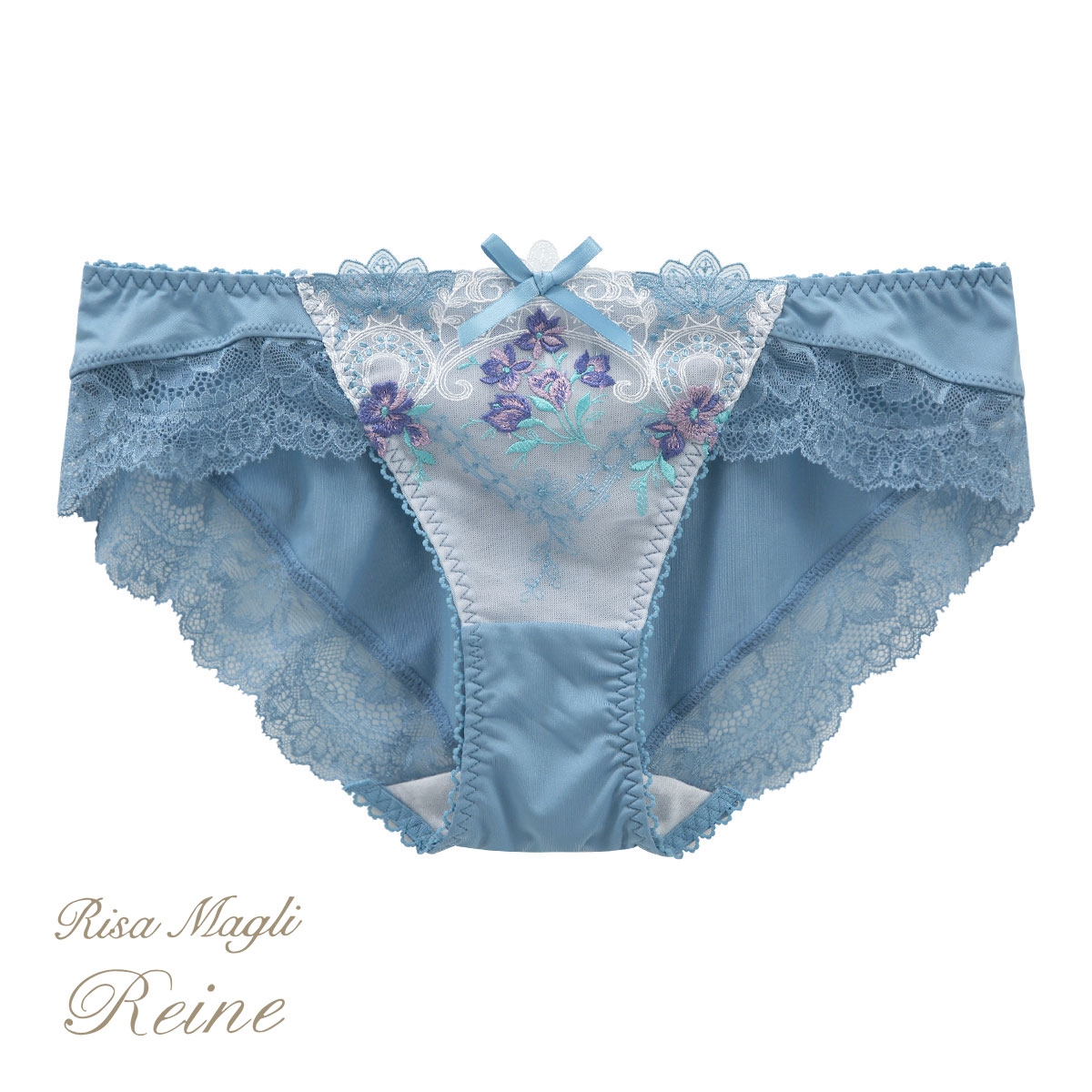リサマリ Risa Magli レーヌ Reine アリーシャ ショーツ ノーマル 単品(BU-ブルー-M)