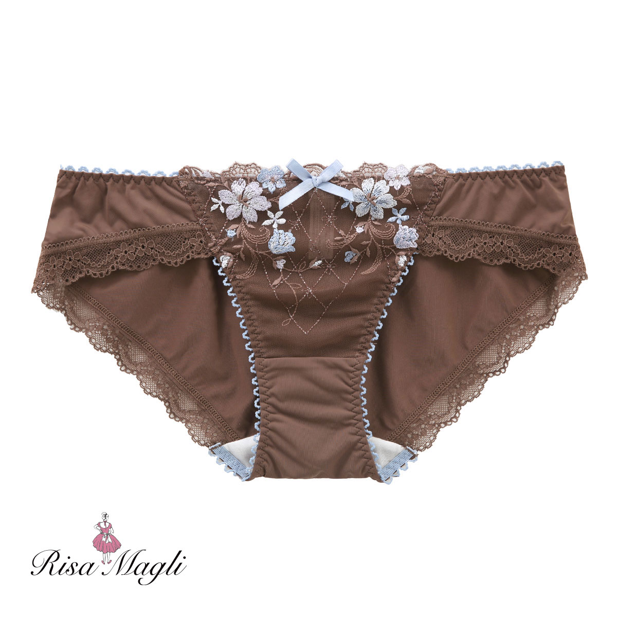 リサマリ Risa Magli ハーパー ノーマル ショーツ 単品(BR-ブラウン-M)