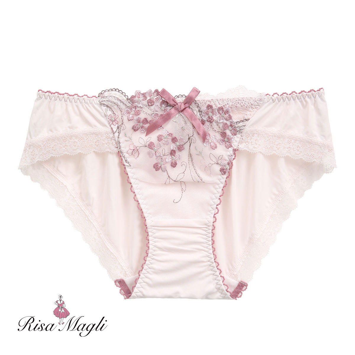 リサマリ Risa Magli クラーラ ショーツ ノーマル 単品(PI-ピンク-M)