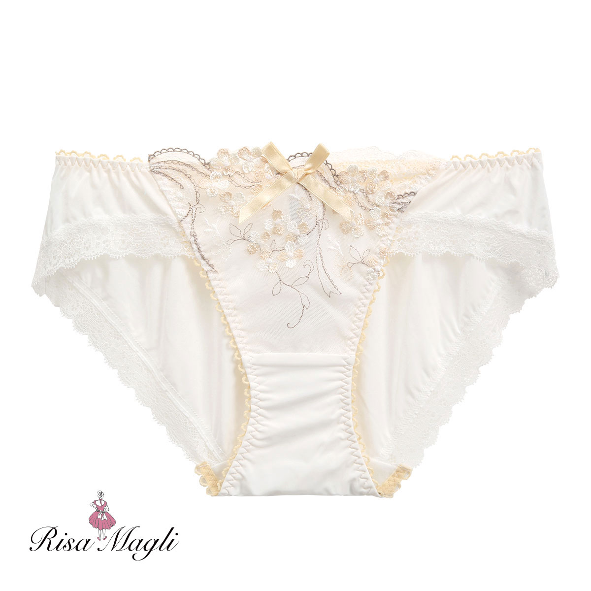リサマリ Risa Magli クラーラ ショーツ ノーマル 単品(CR-クリーム-M)