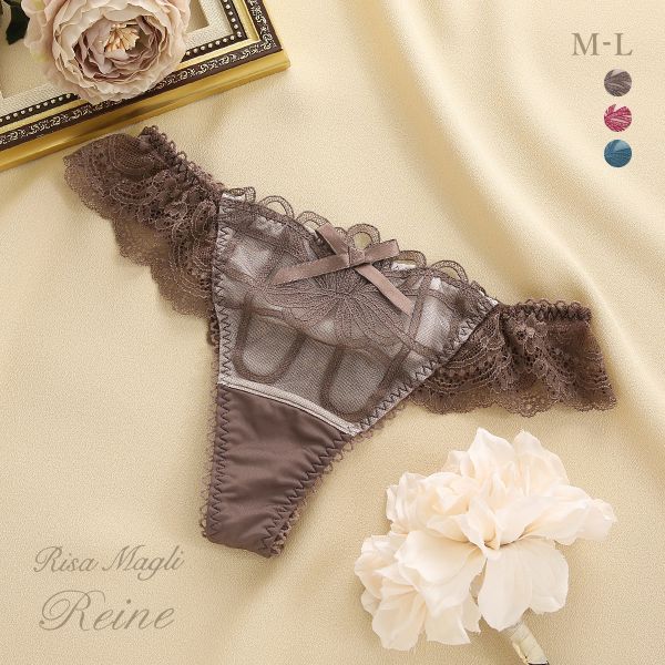 50%OFF【メール便(4)】 リサマリ Risa Magli レーヌ Reine レネイ Tバックショーツ バックレース 50%OFF【メール便(4)】 リサマリ Risa Magli レーヌ Reine レネイ Tバックショーツ バックレース