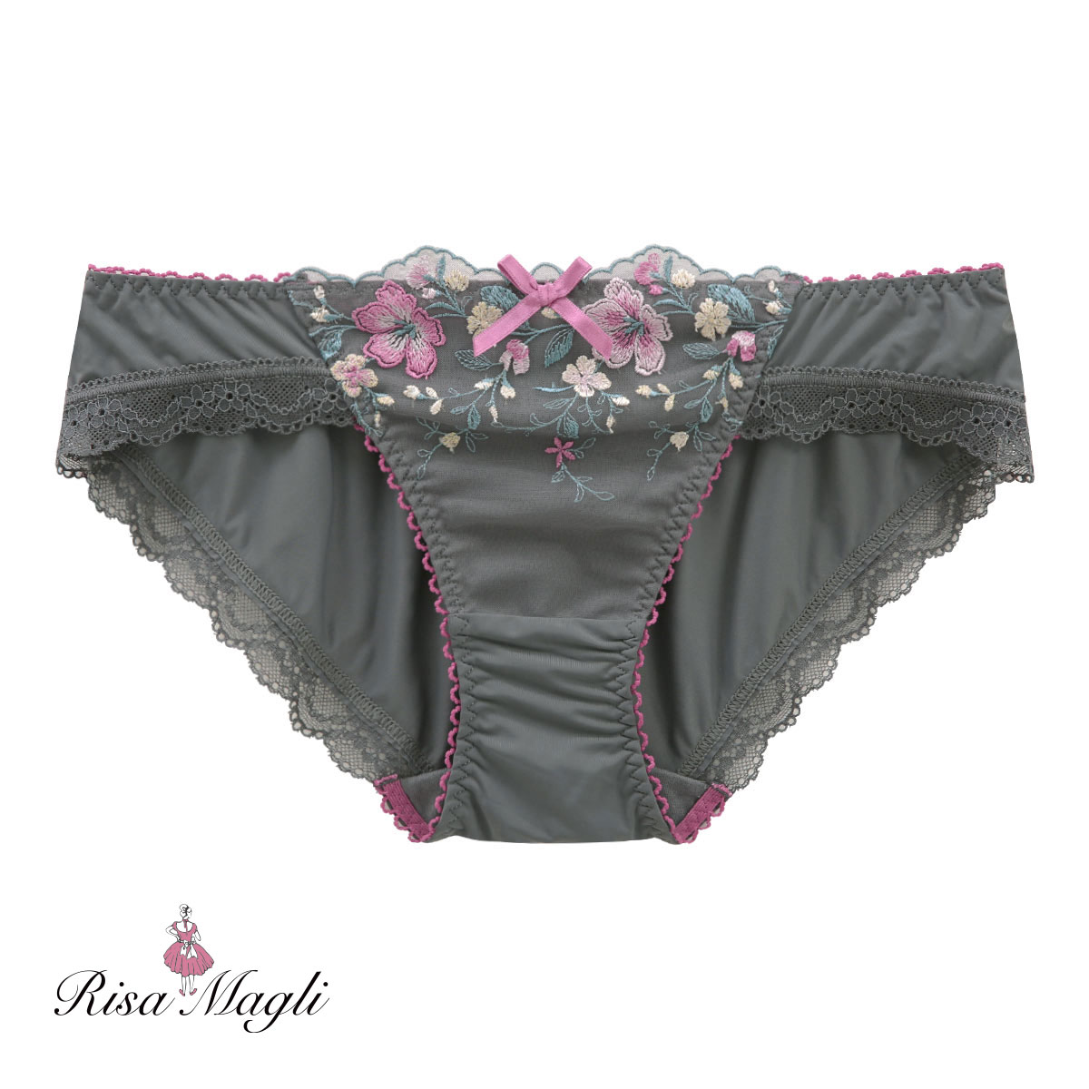 リサマリ Risa Magli シェンナ ショーツ ノーマル スタンダード 単品(GY-グレー-M)