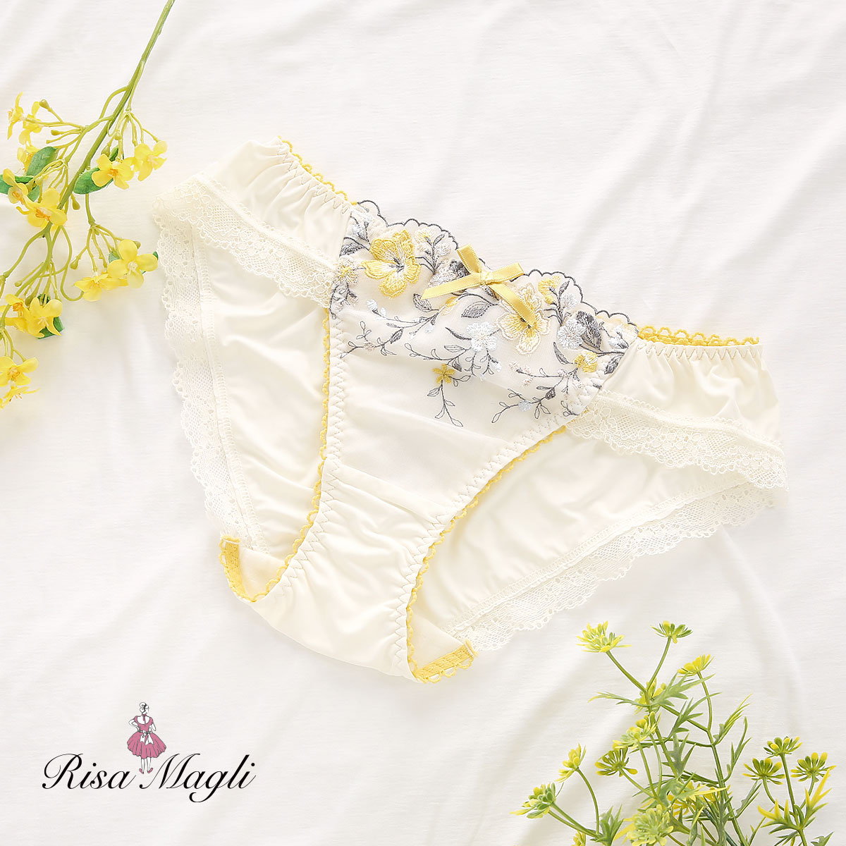 リサマリ Risa Magli シェンナ ショーツ ノーマル スタンダード 単品(YE-イエロー-M)