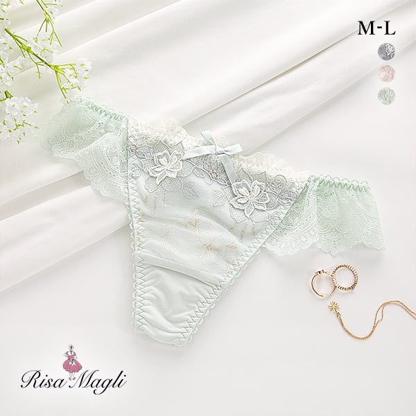 リサマリ Risa Magli マデリン Tバック ショーツ タンガ ソング ML 単品