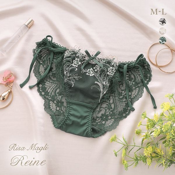 リサマリ レーヌ アンシェラ サイドリボンショーツ バックレース Risa Magli Reine