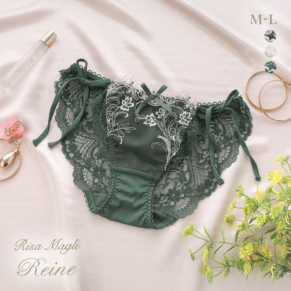 リサマリ レーヌ アンシェラ サイドリボンショーツ バックレース Risa Magli Reine