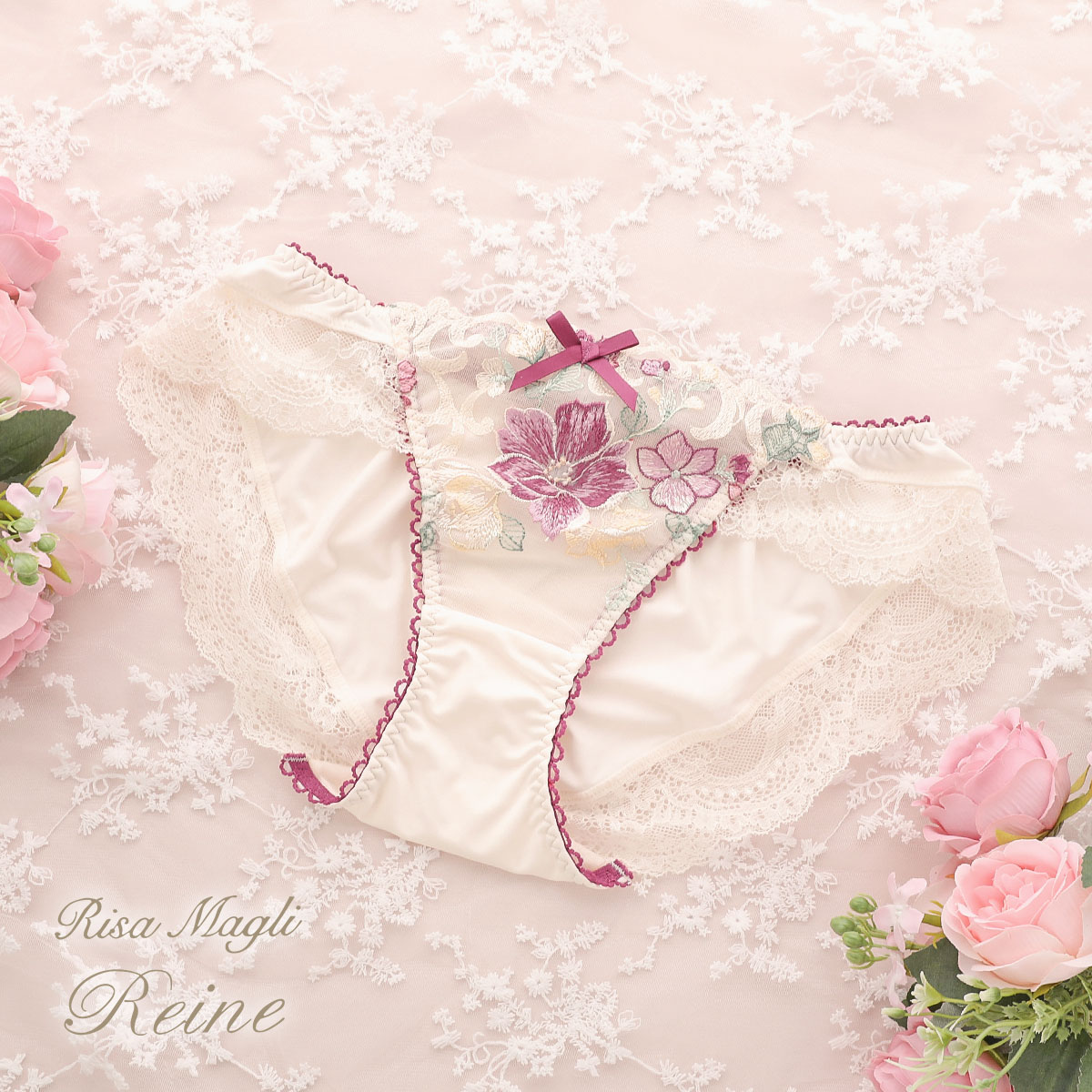 リサマリ Risa Magli レーヌ Reine エリオット ノーマル ショーツ 単品(RO-ローズ-M)