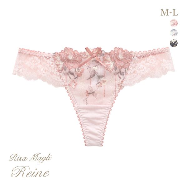 リサマリ レーヌ クラシーナ ショーツ Tバック バックレース タンガ ソング Risa Magli Reine