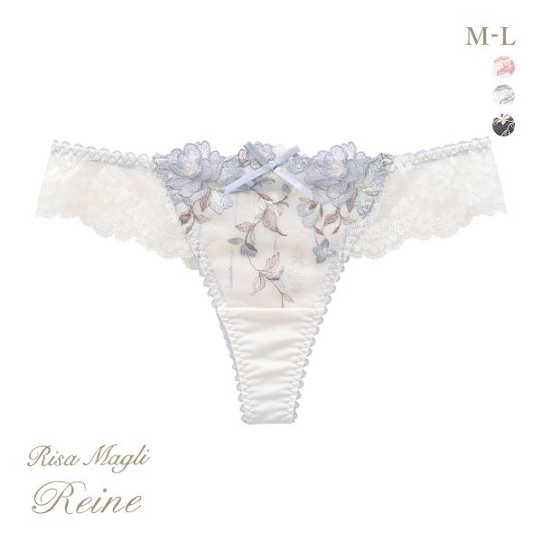 リサマリ レーヌ クラシーナ ショーツ Tバック バックレース タンガ ソング Risa Magli Reine