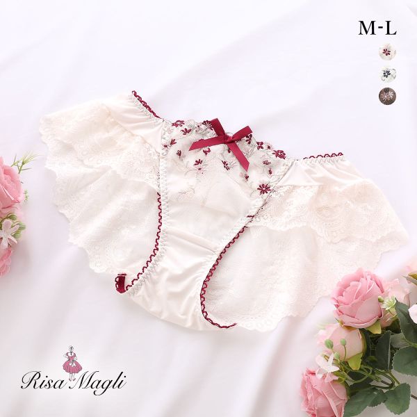 リサマリ Risa Magli ティナ フレアショーツ バックレース 単品
