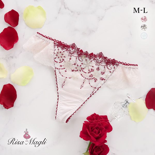 【メール便(4)】 リサマリ グレッタ Tバック ショーツ バックレース タンガ ソング ML Risa Magli 【メール便(4)】 リサマリ グレッタ Tバック ショーツ バックレース タンガ ソング ML Risa Magli