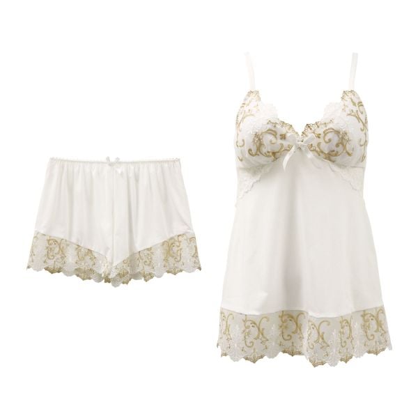 リサマリ Risa Magli レーヌ Reine シュトレン キャミタップ 2点セット カップ付き キャミソール タップパンツ ランジェリー