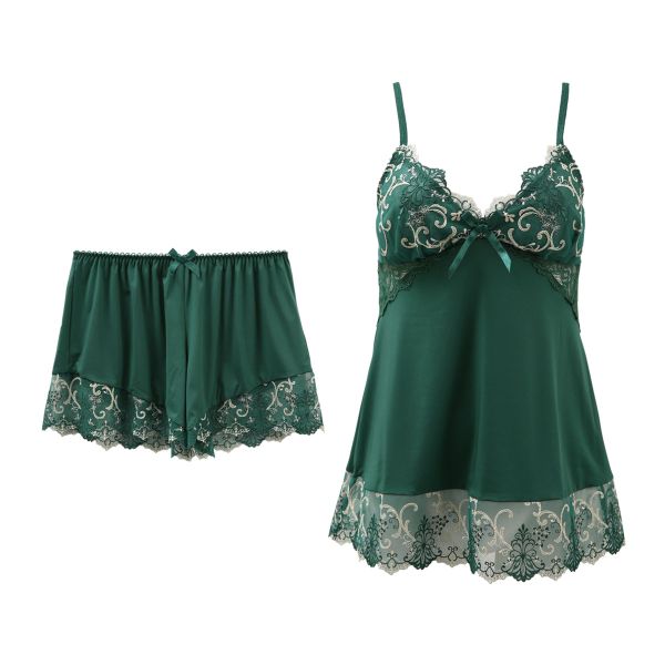 リサマリ Risa Magli レーヌ Reine シュトレン キャミタップ 2点セット カップ付き キャミソール タップパンツ ランジェリー