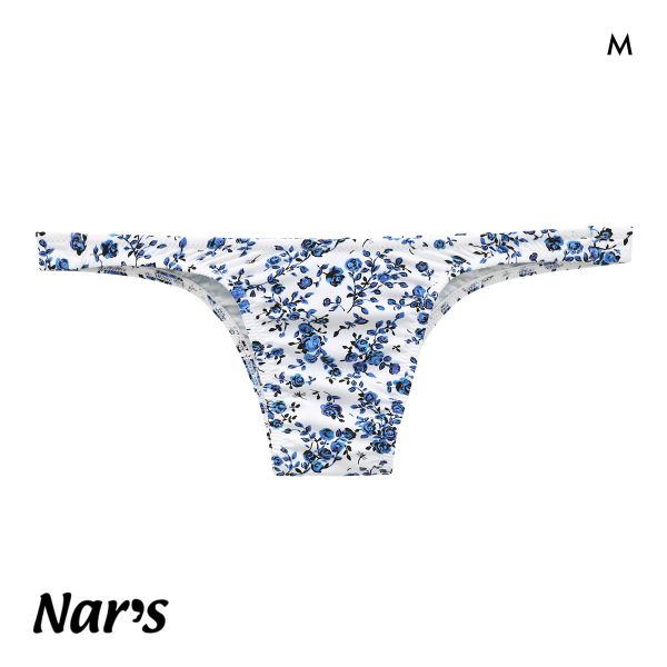 ナルズ ブルーローズ ジェンダーレスビキニ ショーツ M ブリーフ フルバック 前とじ シームなし 男女兼用 ユニセックス Nars