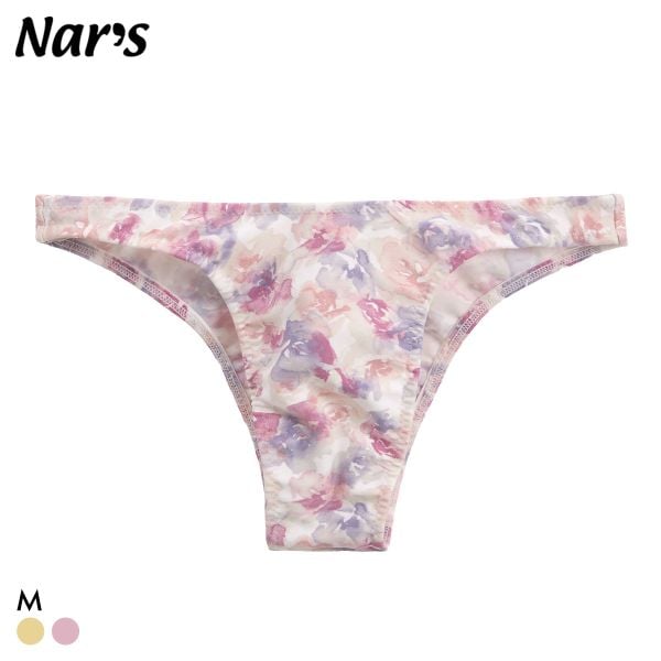 ナルズ パステルローズ ジェンダーレス ハーフバック ビキニ 男女兼用 ブリーフ 前とじ Nars