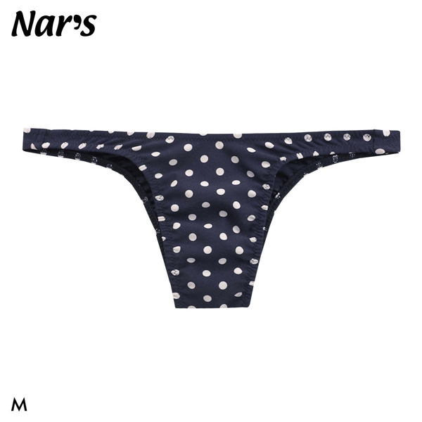 ナルズ みずたま ハーフバック ビキニ ジェンダーレス 男女兼用 ブリーフ 前とじ Nars ユニセックス 水玉 ドット