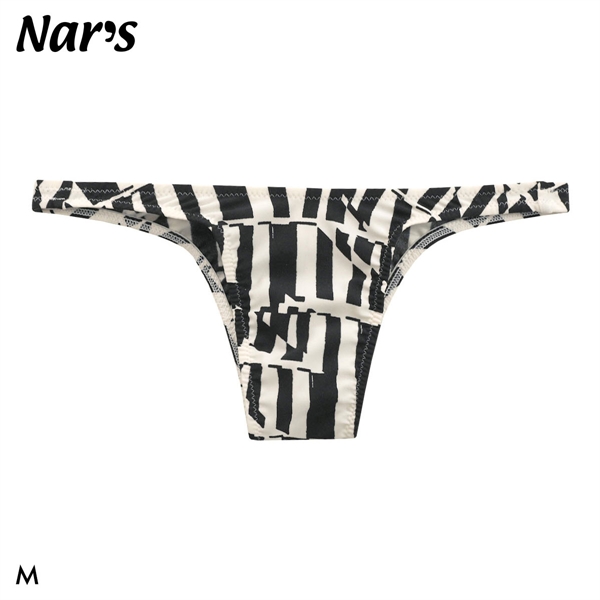 ナルズ シフトストライプ ハーフバック ビキニ ジェンダーレス 男女兼用 ブリーフ 前とじ Nars ユニセックス