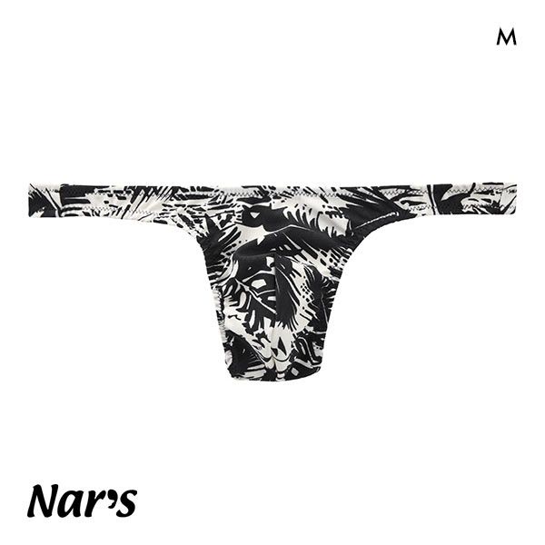 ナルズ Nars ブラックボタニカル Tバック ビキニ M 前とじ 日本製 タンガ ソング メンズ