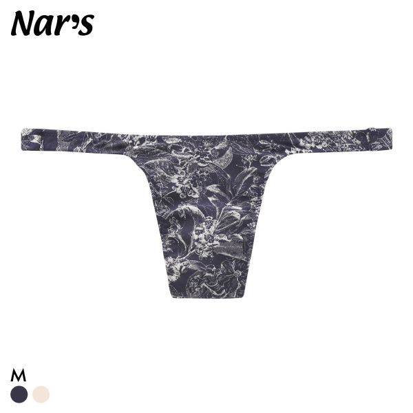 ナルズ ヴィンテージボタニカル ジェンダーレス Tバック ビキニ 男女兼用 ショーツ 前とじ Nars