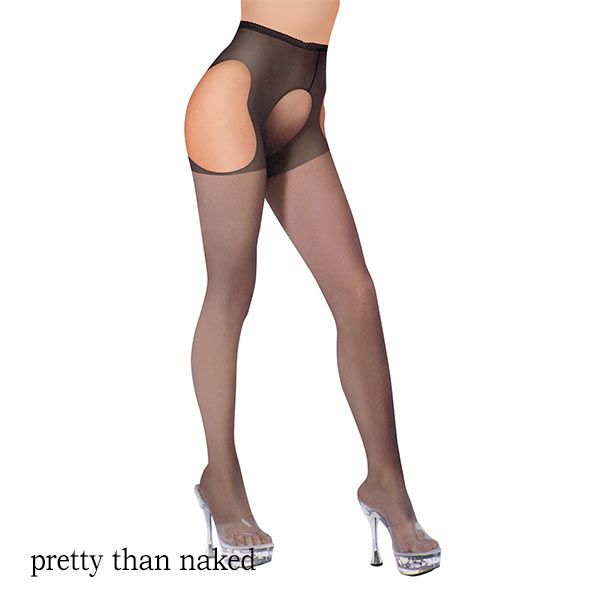 Pretty than naked プリティザンネイキッドシンプルサスペンダーストッキング