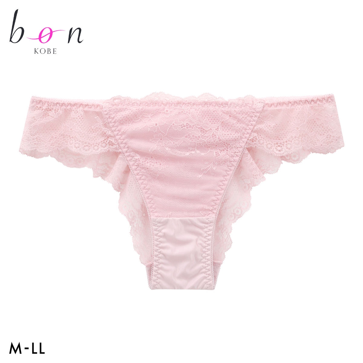 ビーオーエヌ とろRich MORE シリーズ ショーツ Tバック ブラジリアン M L LL 単品 大きいサイズ bon(PI-ピンク-M)