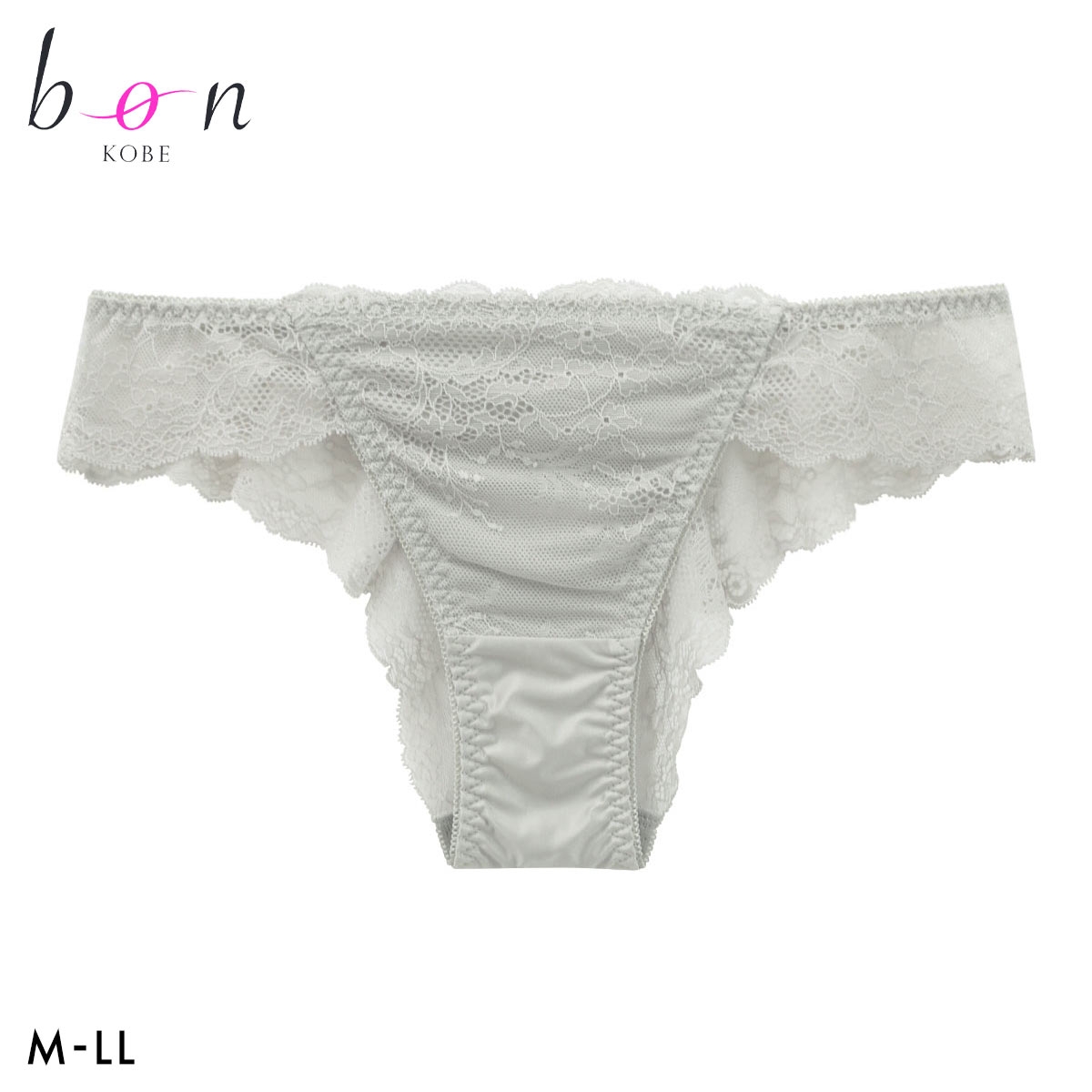 ビーオーエヌ とろRich MORE シリーズ ショーツ Tバック ブラジリアン M L LL 単品 大きいサイズ bon(GY-グレー-M)
