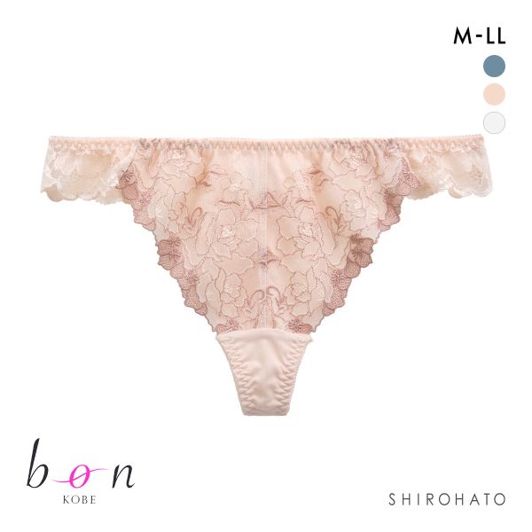 ビーオーエヌ bon ムードエレガンス シリーズ ショーツ Tバック バックレース M L LL 単品 大きいサイズ