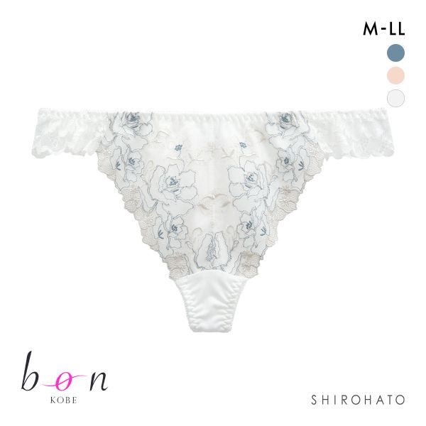 ビーオーエヌ bon ムードエレガンス シリーズ ショーツ Tバック バックレース M L LL 単品 大きいサイズ
