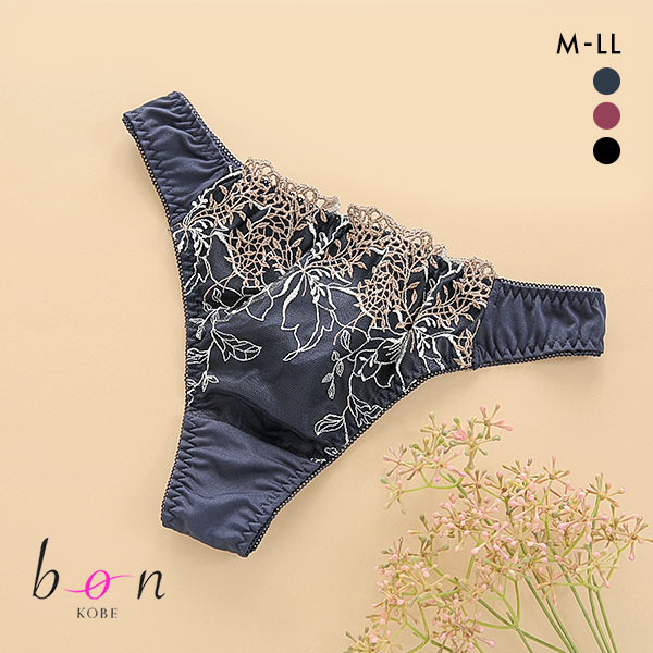 ビーオーエヌ bon フラワーリーフ カシュクール シリーズ ショーツ Tバック M L LL 単品 大きいサイズ