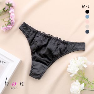 ビーオーエヌ 脇スッキリバストメイクブラ フラワーレーシーカシュクールシリーズ Tバック bon