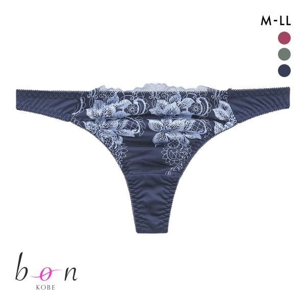 ビーオーエヌ 脇スッキリバストメイク フローラル カシュクール シリーズ ショーツ Tバック M L LL 大きいサイズ bon