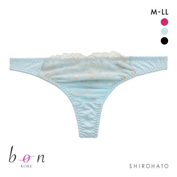 ビーオーエヌ 美胸 脇寄せ バストメイクブラ ローズレース シリーズ ショーツ Tバック M L LL bon 大きいサイズ