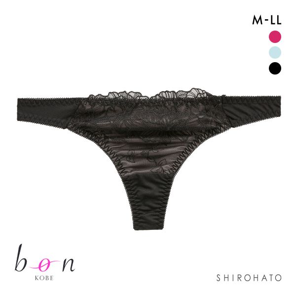 ビーオーエヌ 美胸 脇寄せ バストメイクブラ ローズレース シリーズ ショーツ Tバック M L LL bon 大きいサイズ