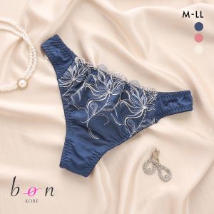 ビーオーエヌ 脇スッキリバストメイクブラ カシュクール フラワーレース シリーズ ショーツ Tバック M L LL 単品 大きいサイズ