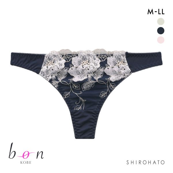 ビーオーエヌ 脇スッキリバストメイクブラ 花柄 カシュクール シリーズ ショーツ Tバック M L LL 大きいサイズ