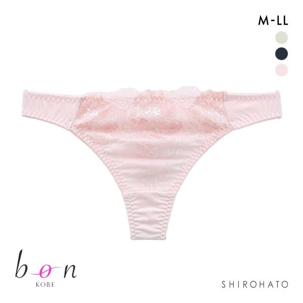 ビーオーエヌ 脇スッキリバストメイクブラ 花柄 カシュクール シリーズ ショーツ Tバック M L LL 大きいサイズ