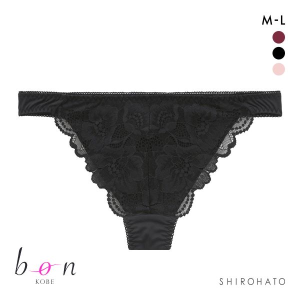 ビーオーエヌ 脇細見え 胸元リッチ シュッとRich シリーズ ショーツ Tバック M L バックレース