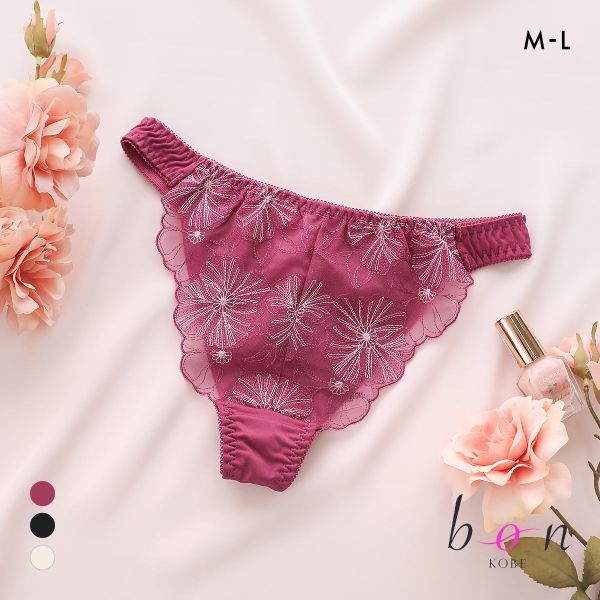 ビーオーエヌ とろRich チュールレース シリーズ ショーツ Tバック M L LL 単品 大きいサイズ bon