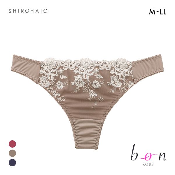 ビーオーエヌ 脇 細見え 胸元リッチ シュッとRich シリーズ ショーツ Tバック M L LL 単品 大きいサイズ