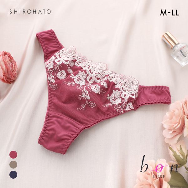 ビーオーエヌ 脇 細見え 胸元リッチ シュッとRich シリーズ ショーツ Tバック M L LL 単品 大きいサイズ