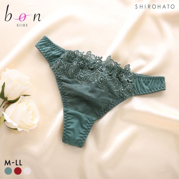 ビーオーエヌ ボリュームフラワー カシュクール シリーズ ショーツ Tバック M L LL 単品 大きいサイズ バックレース bon
