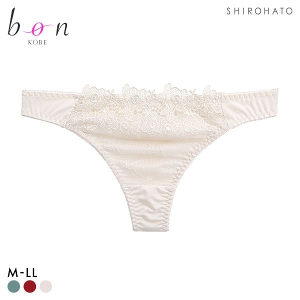 ビーオーエヌ ボリュームフラワー カシュクール シリーズ ショーツ Tバック M L LL 単品 大きいサイズ バックレース bon