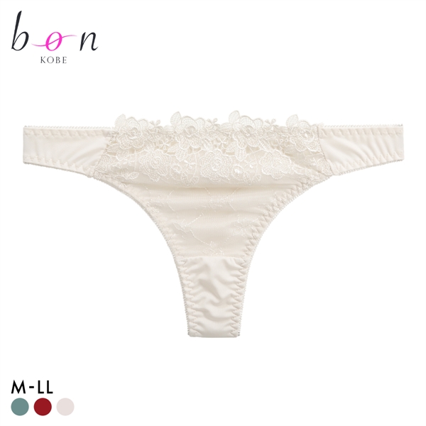 ビーオーエヌ ボリュームフラワー カシュクール シリーズ ショーツ Tバック M L LL 単品 大きいサイズ バックレース bon