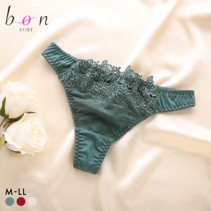 ビーオーエヌ ボリュームフラワー カシュクール シリーズ ショーツ Tバック M L LL 単品 大きいサイズ バックレース bon