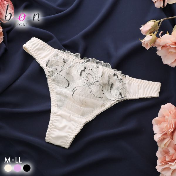 ビーオーエヌ エフォートレスフラワー シリーズ Tバック ショーツ M L LL 大きいサイズ bon