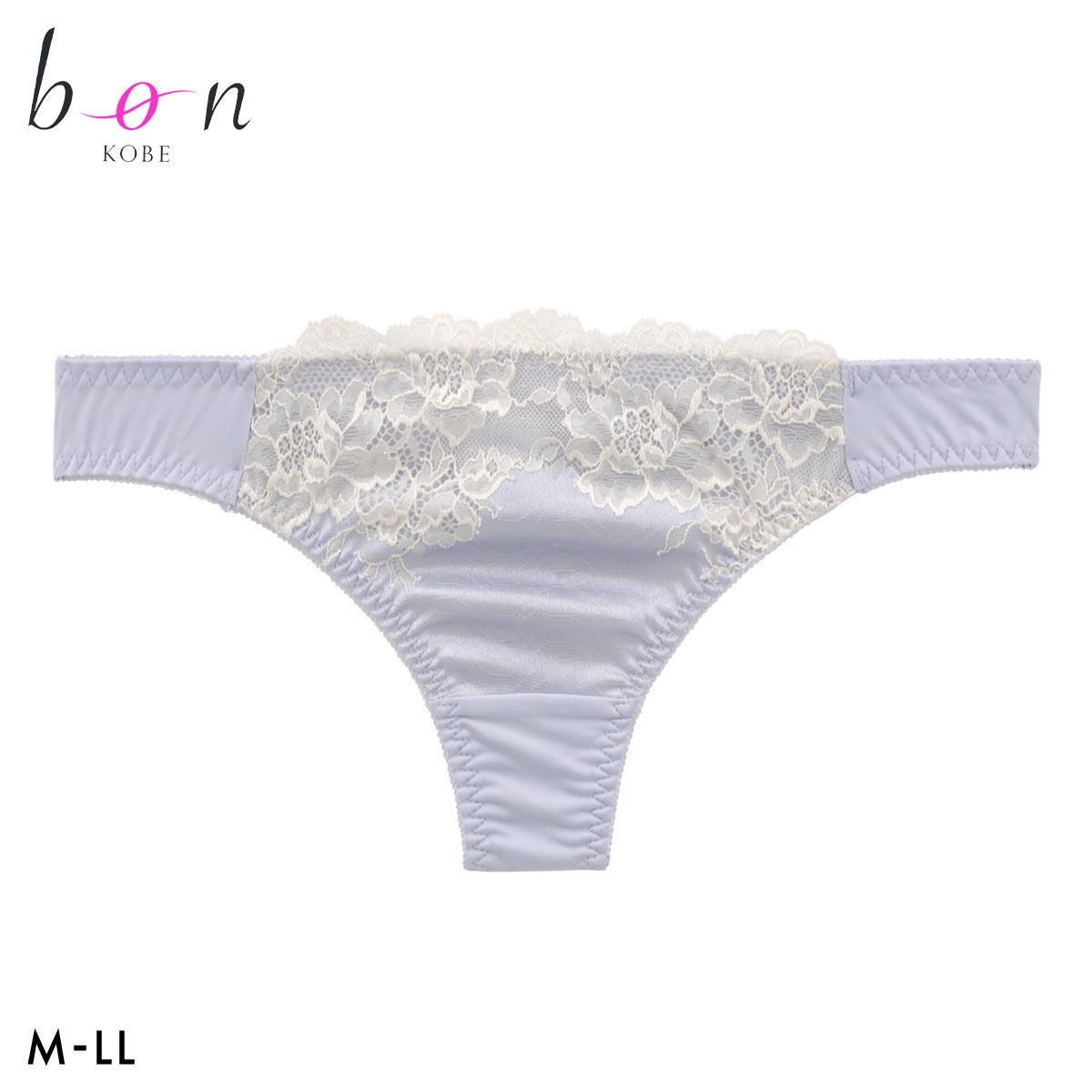 ビーオーエヌ エフォートレスレース シリーズ Tバック ショーツ M L LL 大きいサイズ bon(LBU-薄ブルー-M)