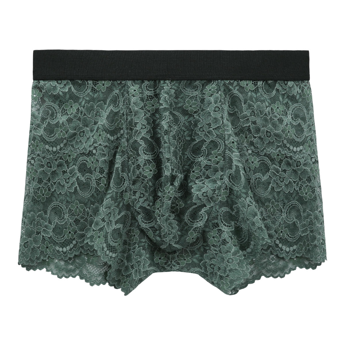 REVEC ストレッチレース 総レース BOXER ボクサー ML メンズ(GR-グリーン-M)