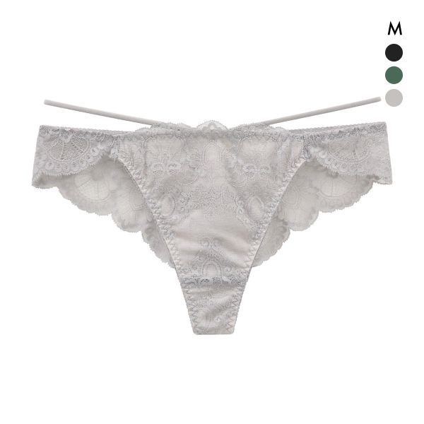 オールレース ヌーディーコード ペア ショーツ Tバック 総レース